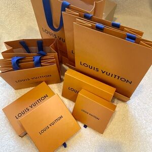 Louis Vuitton Empty Boxes & Bags $75 for all.
